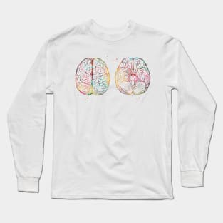 Human brain scheme Long Sleeve T-Shirt